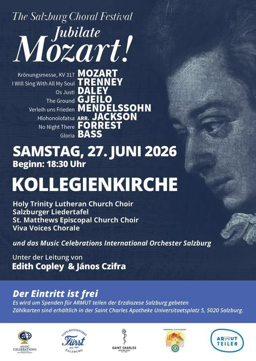 Charity Konzert in der Kollegienkirche